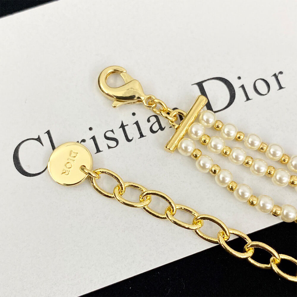 DIOR PEARL NECKLACE - Top Club