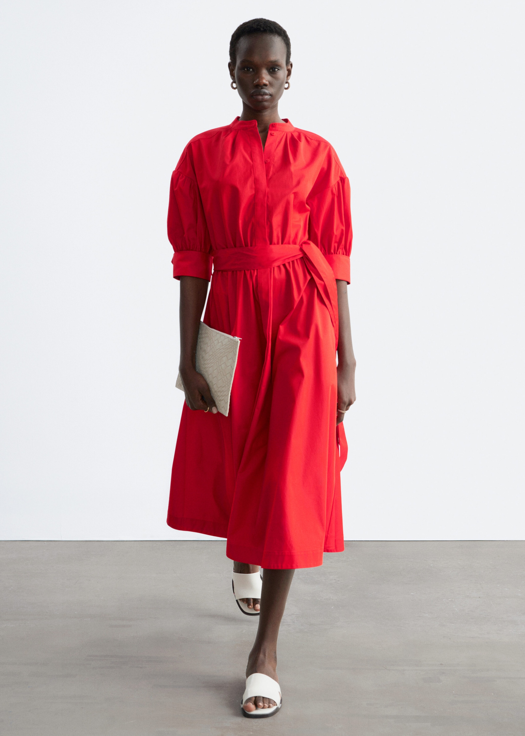 & Other Stories COTTON MAXI DRESS