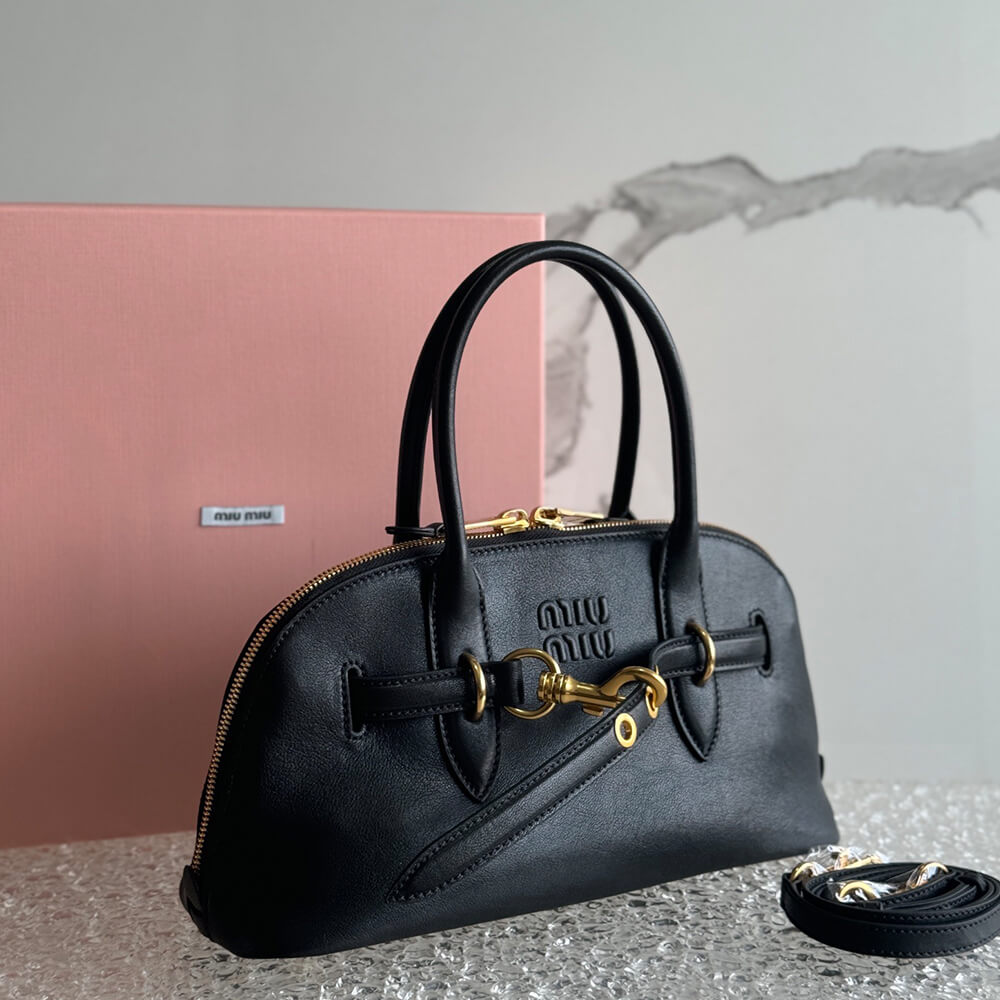 MIUMIU Aventure nappa leather top-handle bag(HIGH-END GRADE) - Top Club