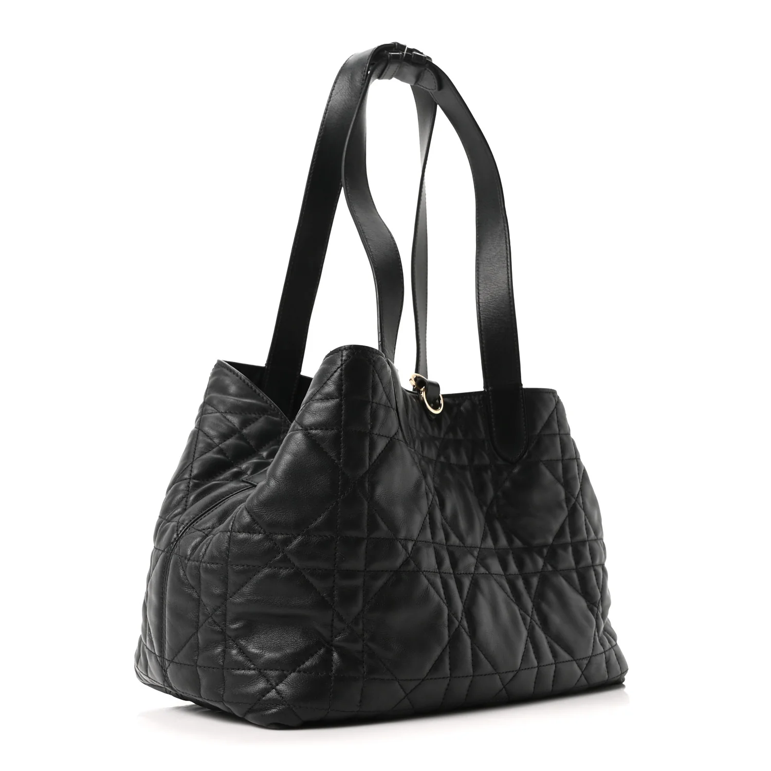 Calfskin Macrocannage Medium Toujours Black - Top Club