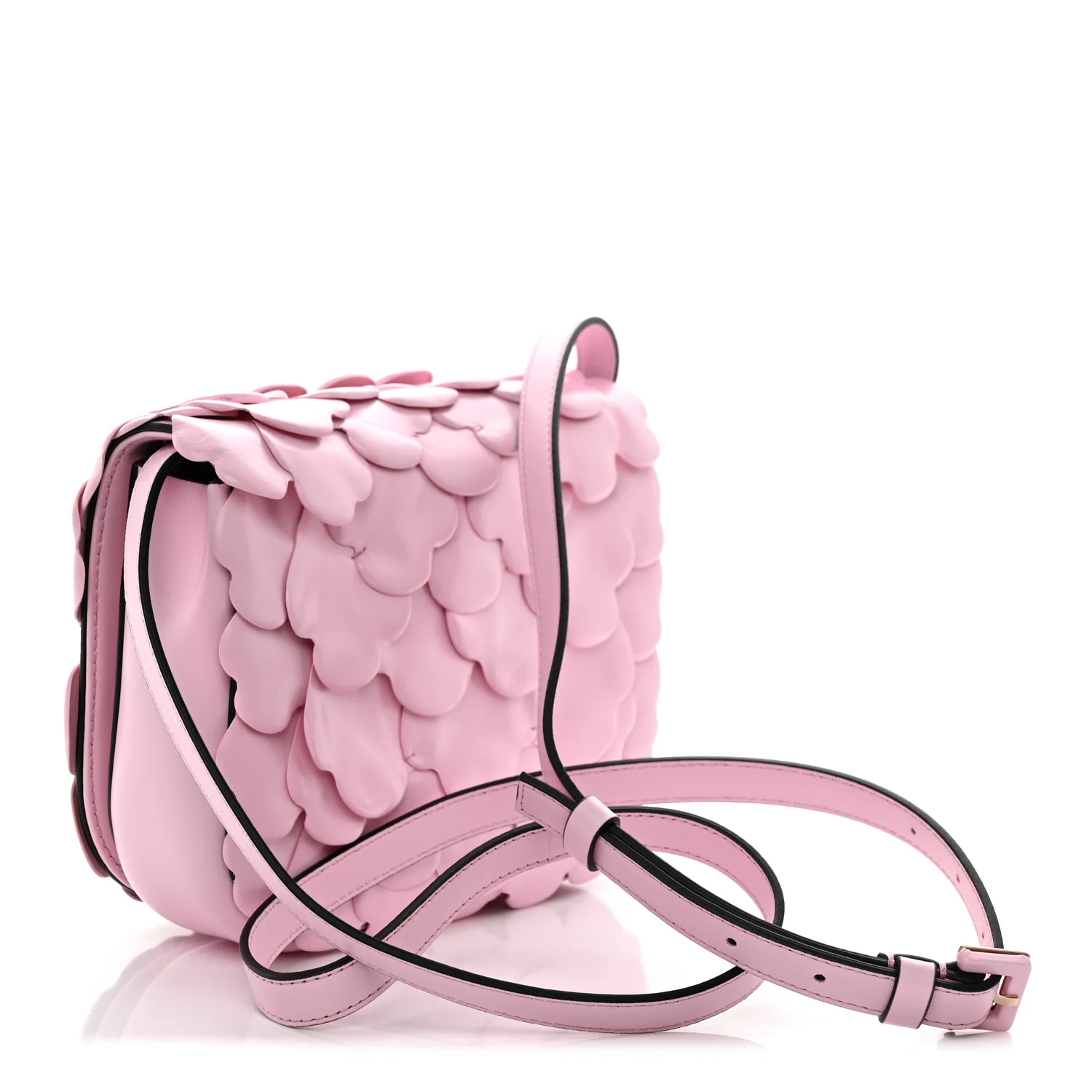 Nappa Atelier 03 Rose Edition Small Flap Crossbody Bag Pink Borealis - Top Club