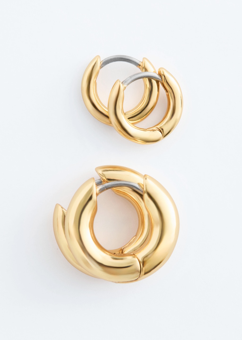 & Other Stories CHUNKY HOOP EARRING SET