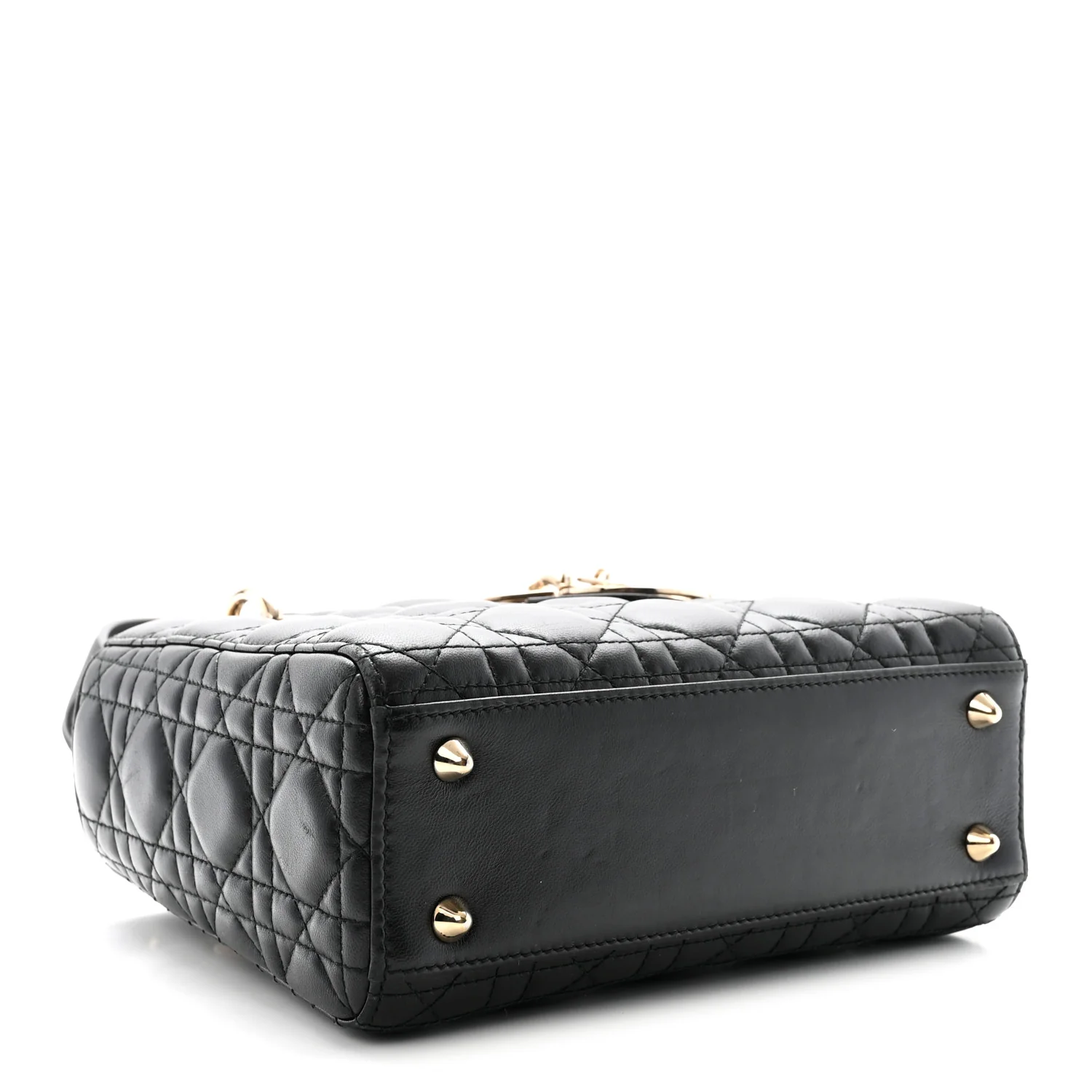 Lambskin Cannage Small My ABCDior Lady Dior Black - Top Club