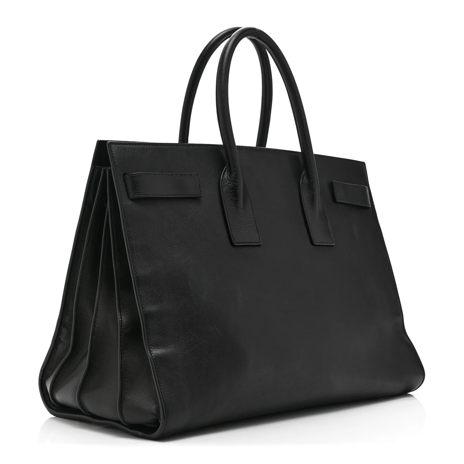 Calfskin Large Sac de Jour Carryall Black - Top Club