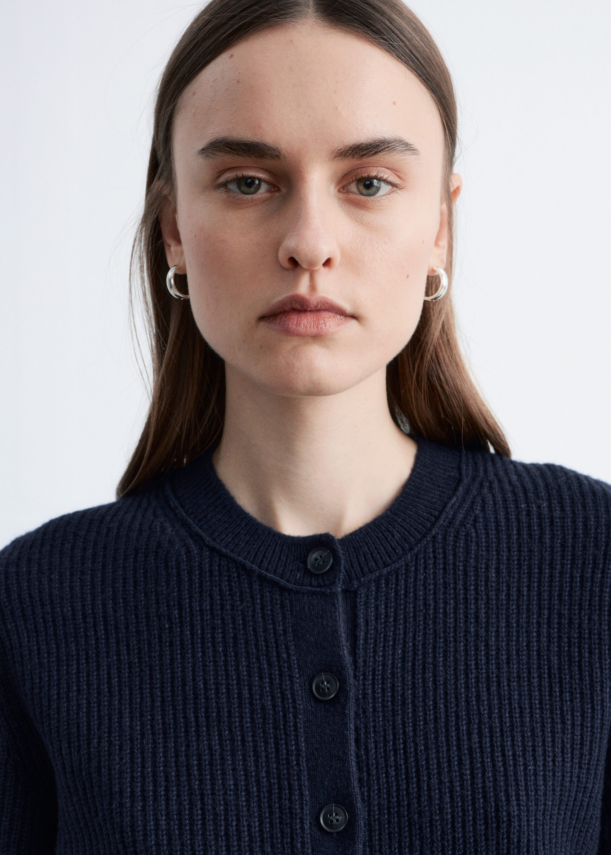 & Other Stories RIB-KNIT CARDIGAN