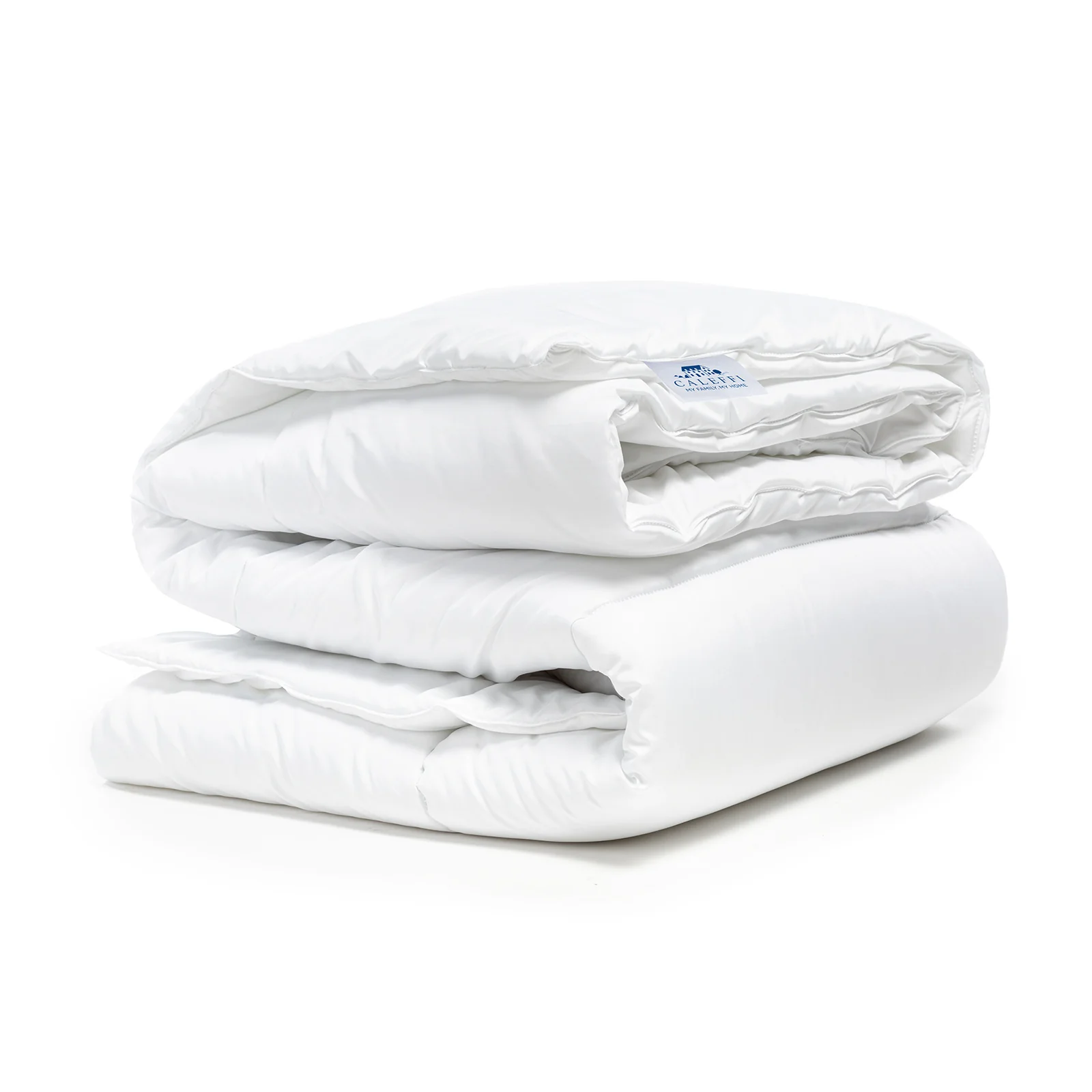 Pouminus polyester in microfiber white duals Caleffi Home