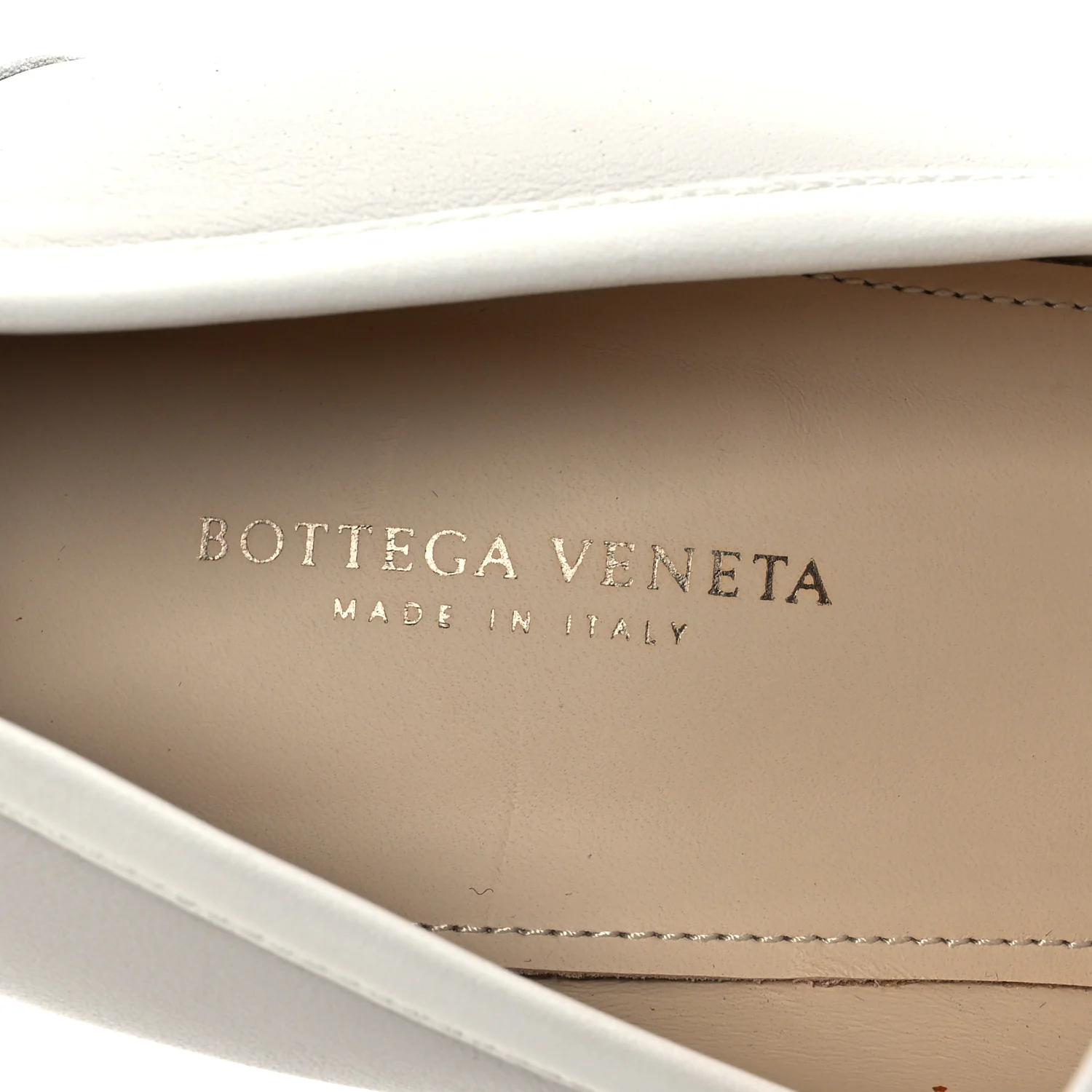 Calfskin Loafer Pumps 39.5 Mist Bianco - Top Club