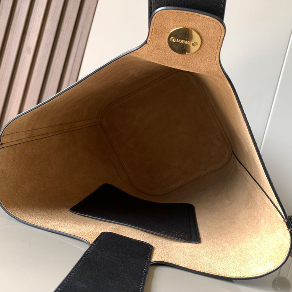 LOEWE Medium Pebble bucket in smooth calfskin(high-end grade) - Top Club