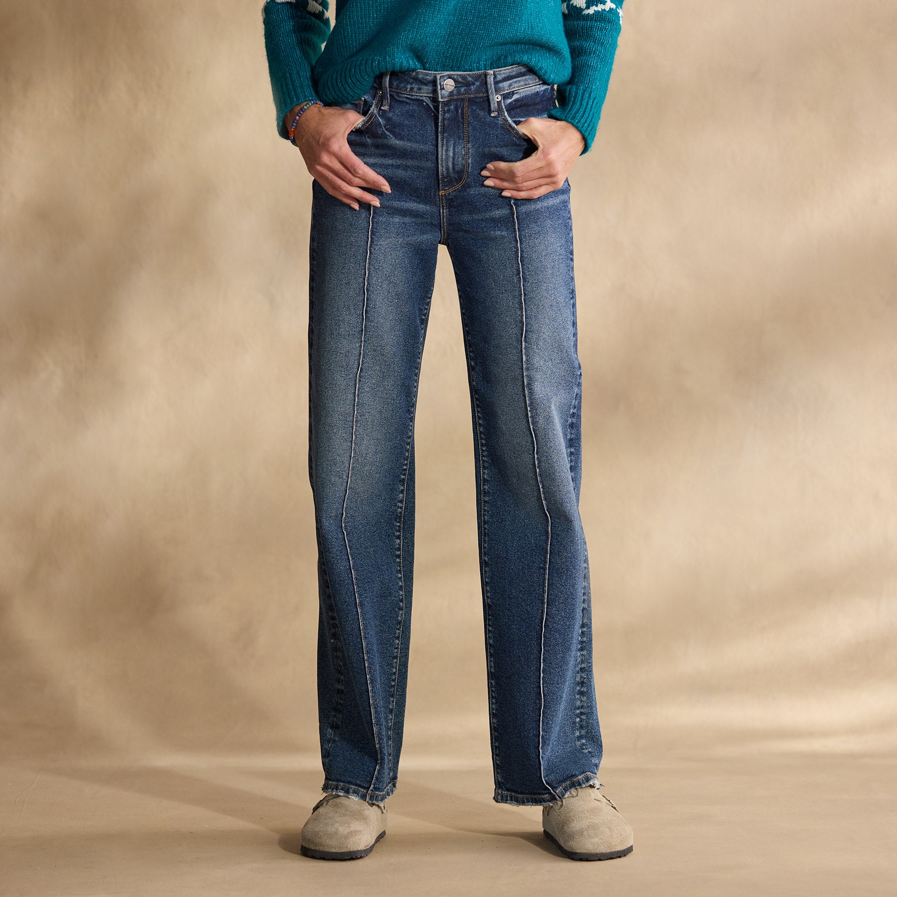 Stacy Vintage Pintuck Jeans - Sundance Living