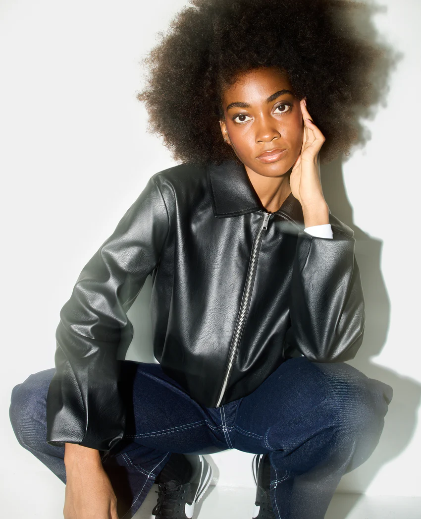 Pimkie Blouson en simili forme boule