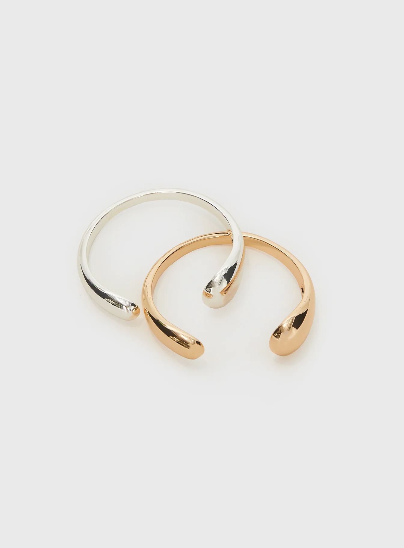 Chunky Mixed Metals Bracelet Pack Multi