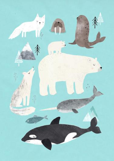 Kinderkamer poster Jungle Poster pooldieren