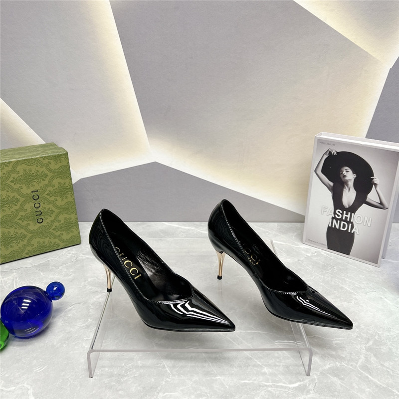 gucci pointed toe metal high-heeled shoes - Sneaker Replica Workshop