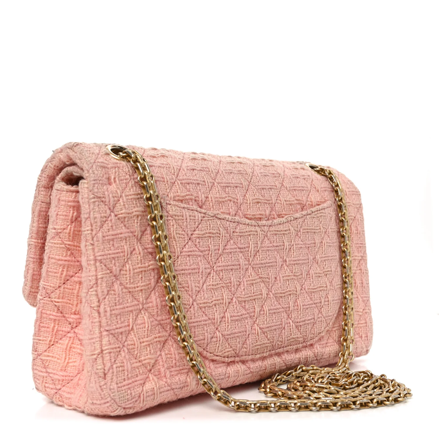 Wool Tweed Quilted 2.55 Reissue 225 Flap Light Pink - Top Club