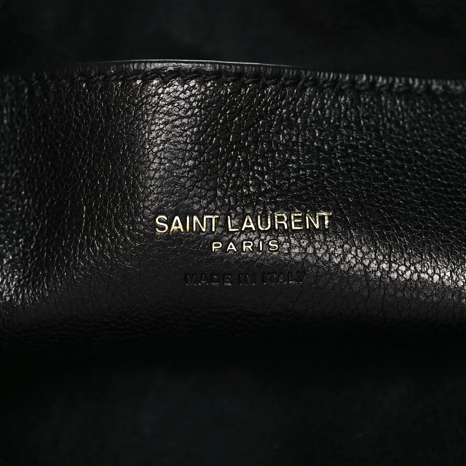 Lambskin Pochon Shoulder Bag Black - Top Club