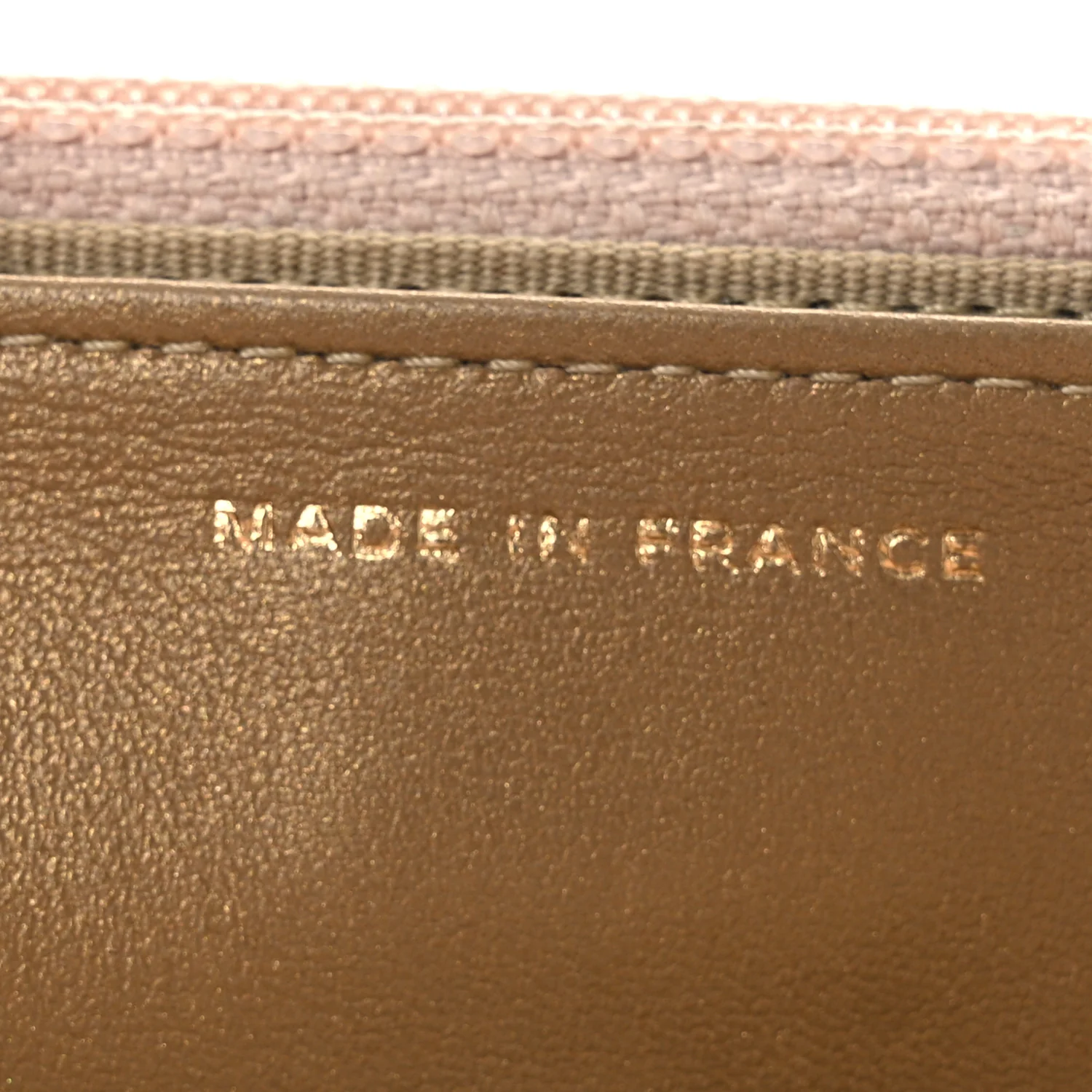 Lambskin Quilted CC Pearl Crush Wallet on Chain WOC Light Pink - Top Club