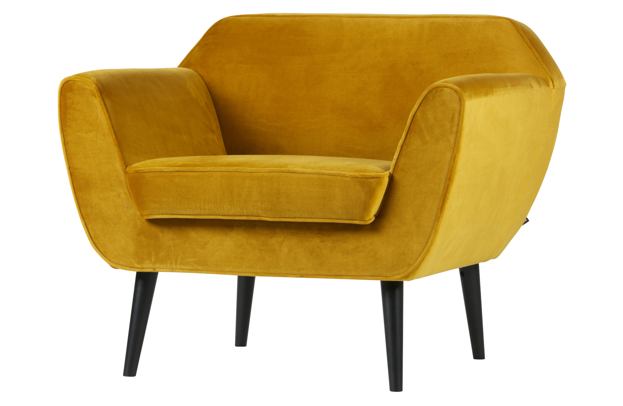 Fauteuil Rocco Fluweel - Oker