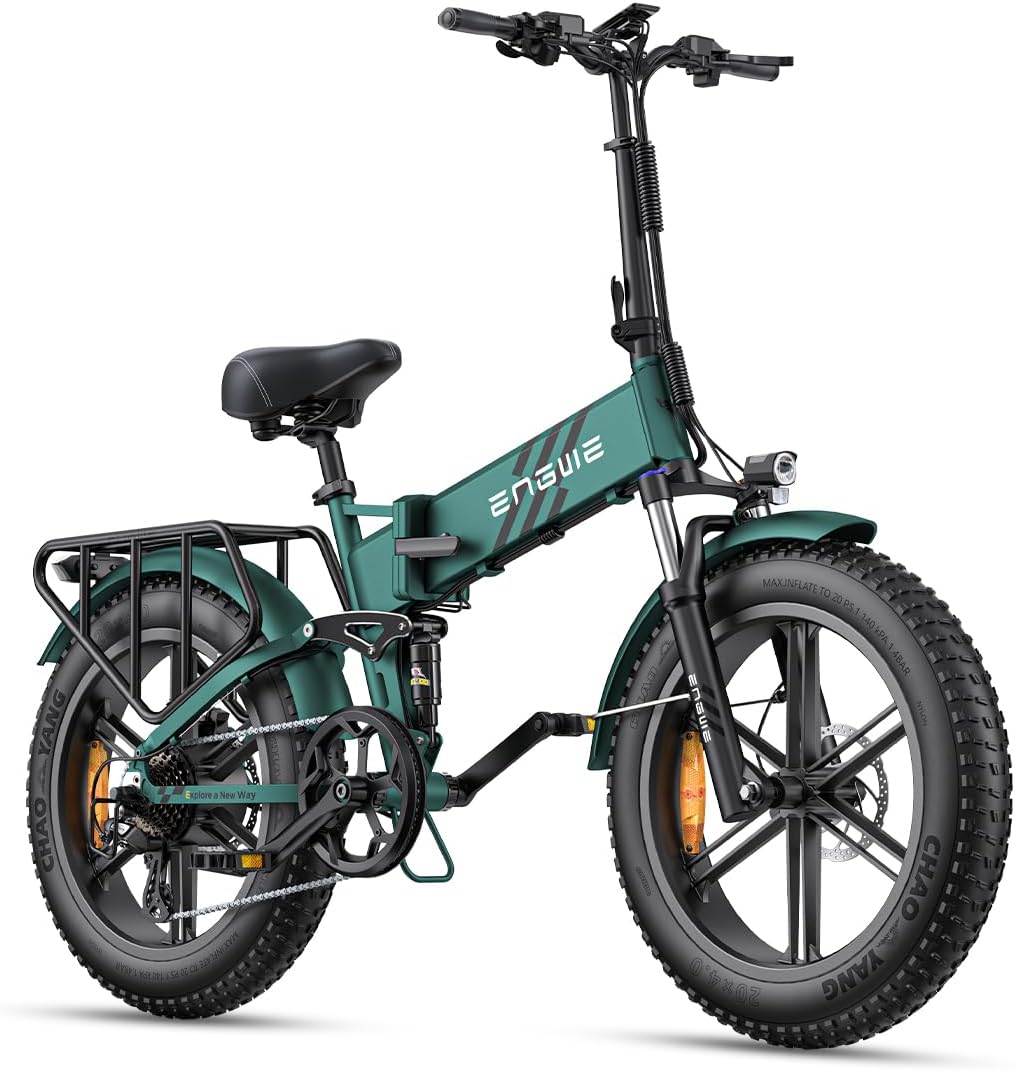 ENGWE Bicicletta Elettrica Pieghevole| 768Wh 16AH Durata 110KM| 20