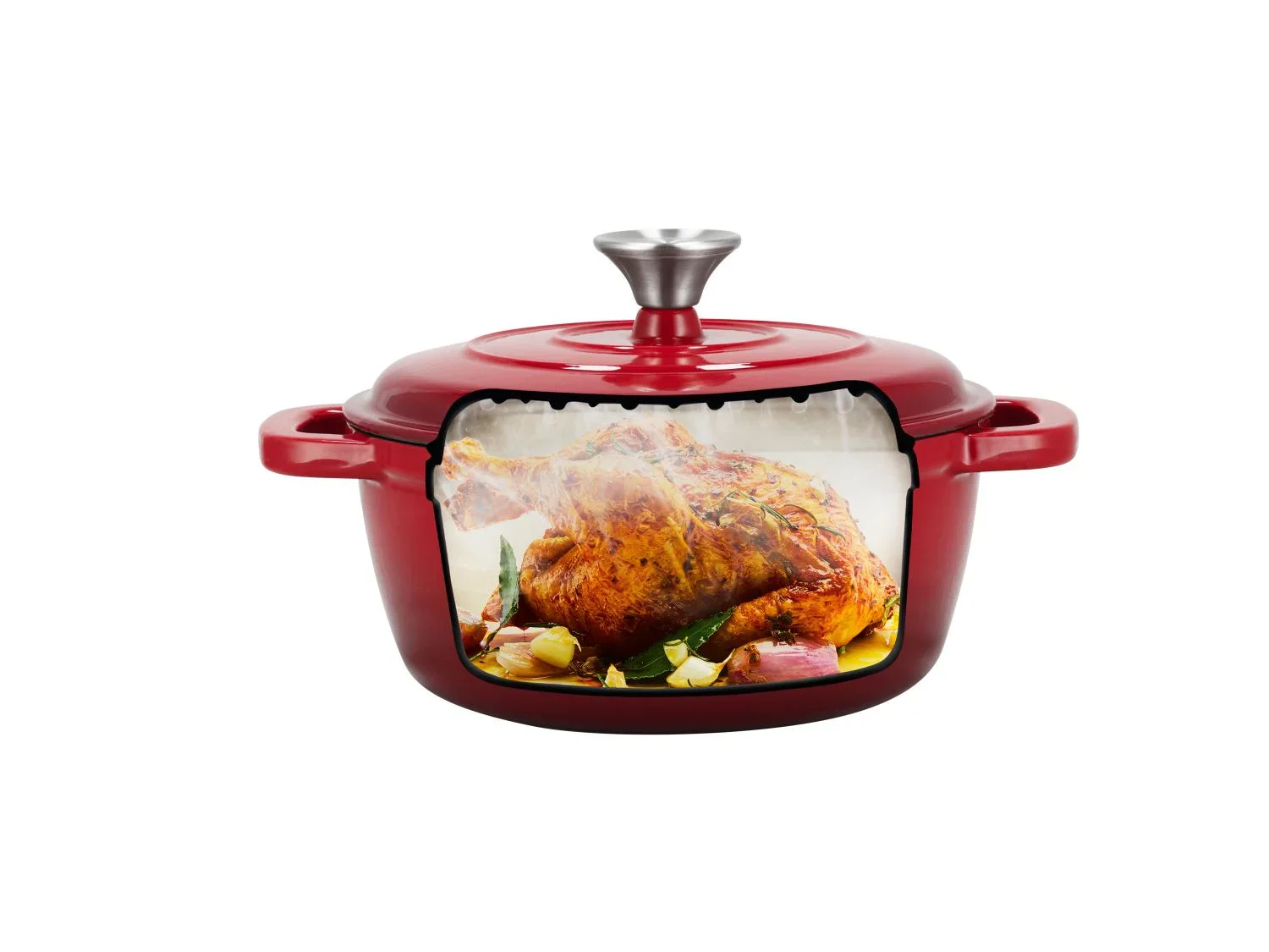 SILVERCREST Faitout en fonte Premium, 22 cm