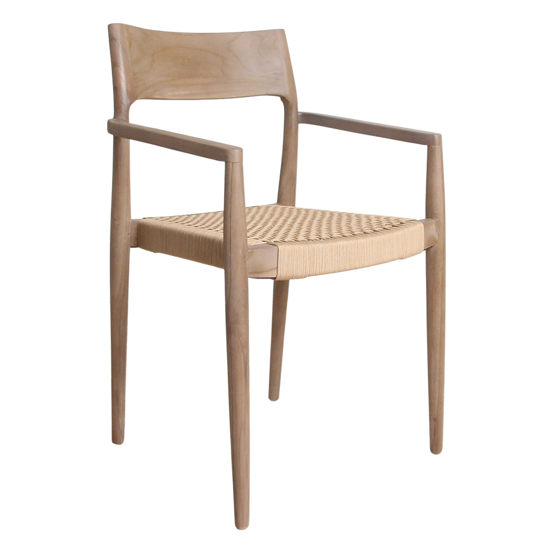 Tuinstoel Verano met armleuning naturel
