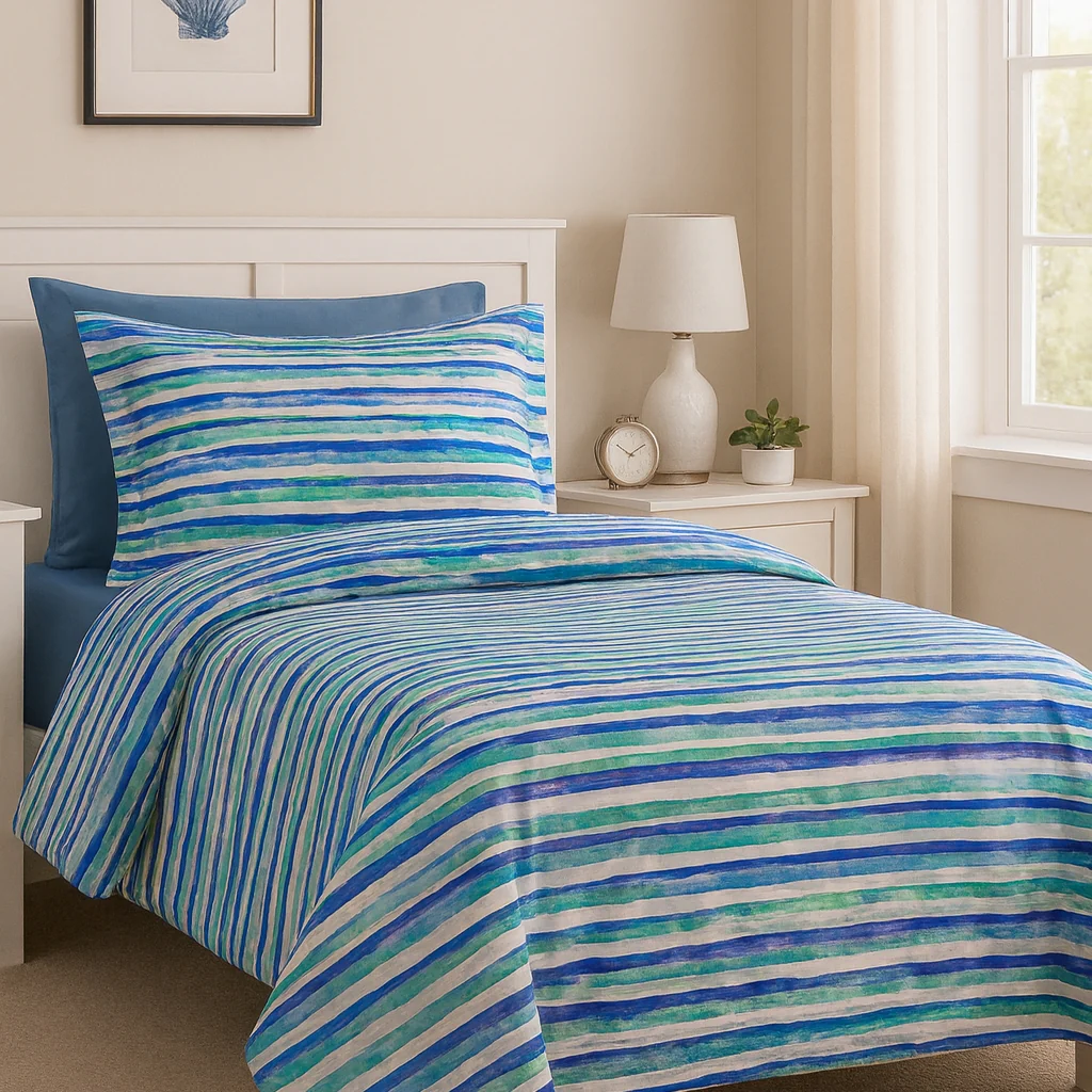 Copripiumino Con Federe In Percalle Lively Singolo