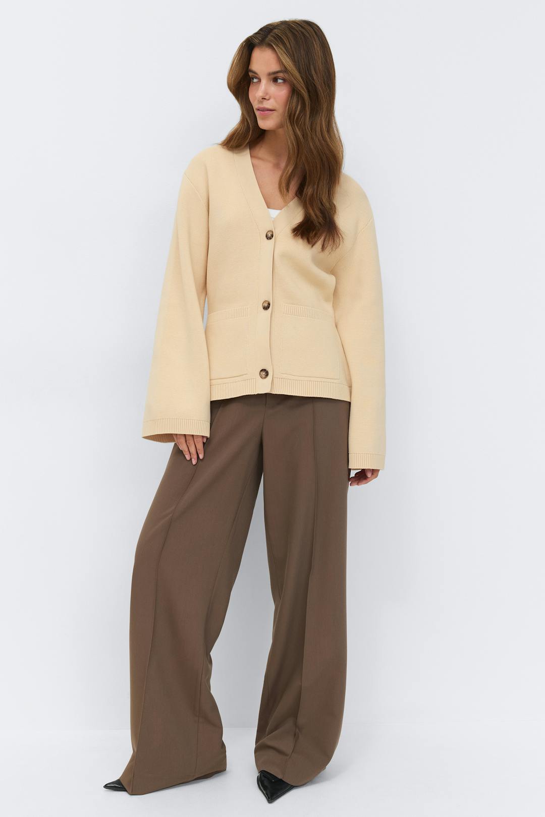 Gina Tricot knitted cotton cardigan