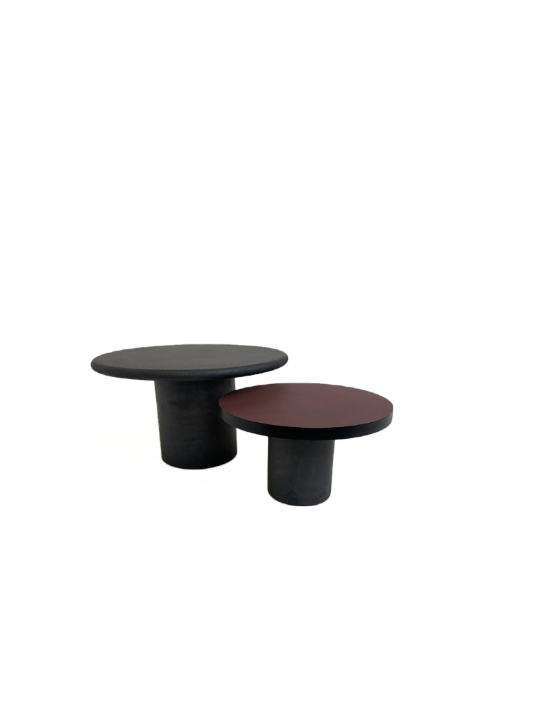 Salontafel beton basalt Salon tafel beton | 100 x 3 H40