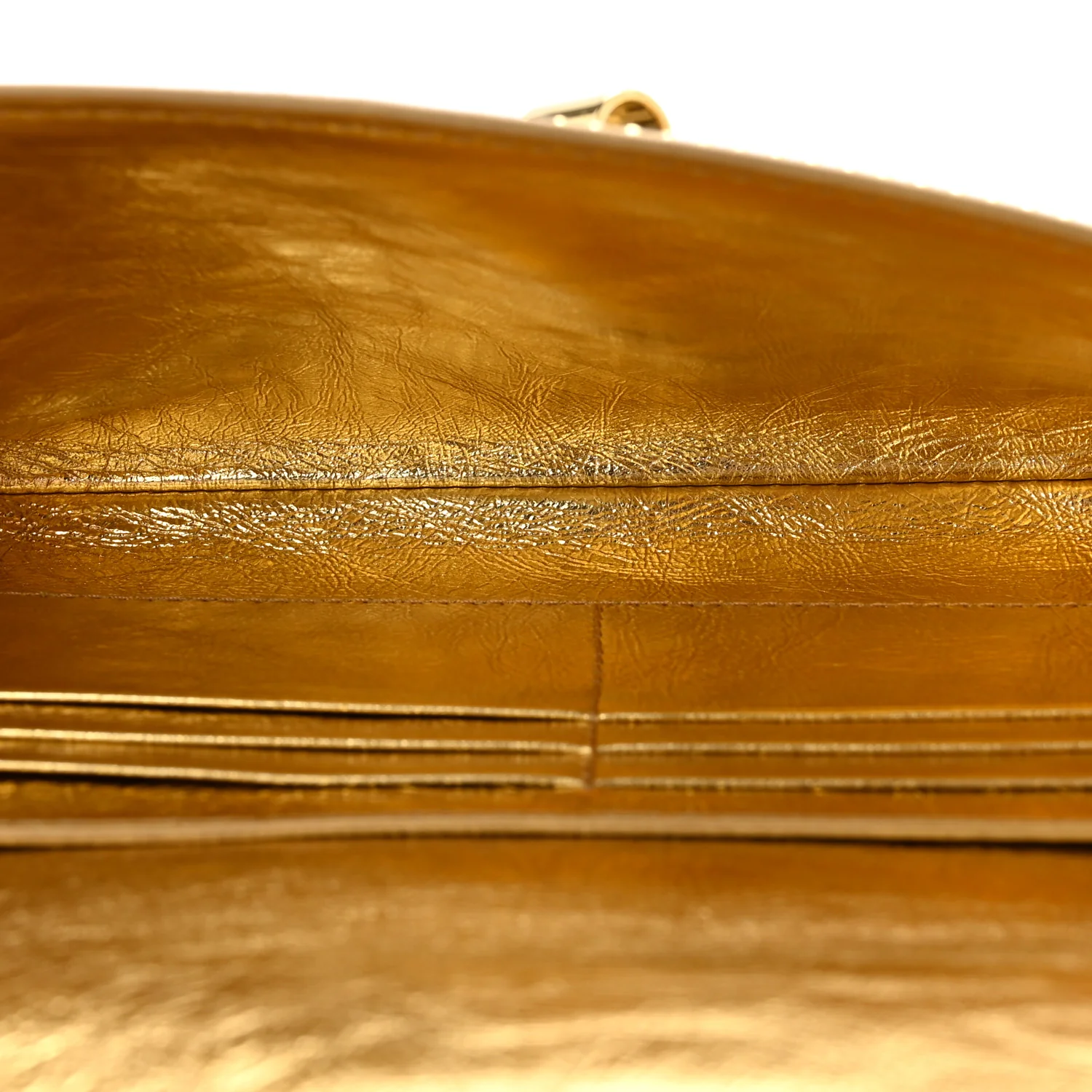 Nappa Crystal Long Andiamo Top Handle Clutch Porridge - Top Club