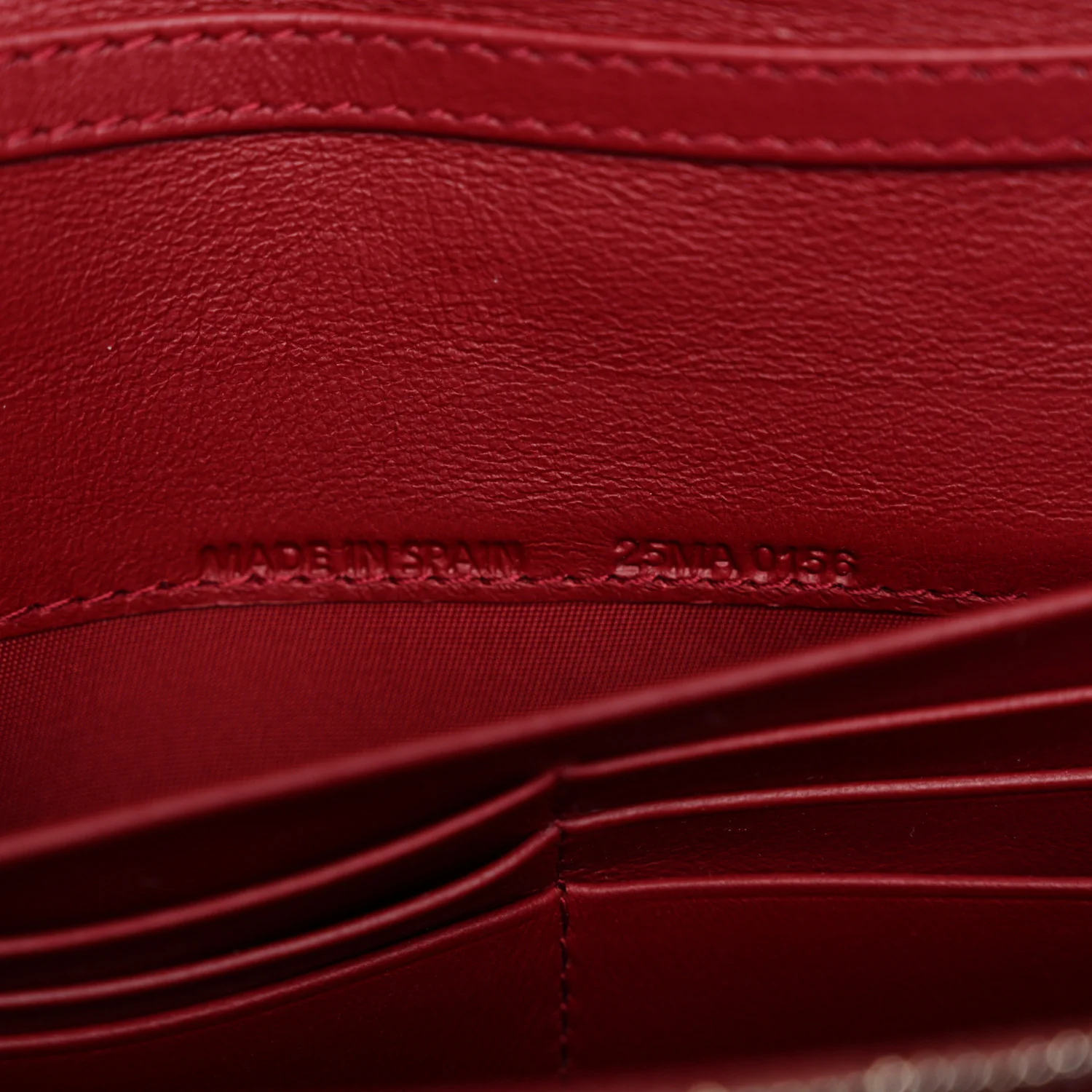 Patent Cannage Lady Dior Rendezvous Wallet On Chain Rouge Ceris - Top Club