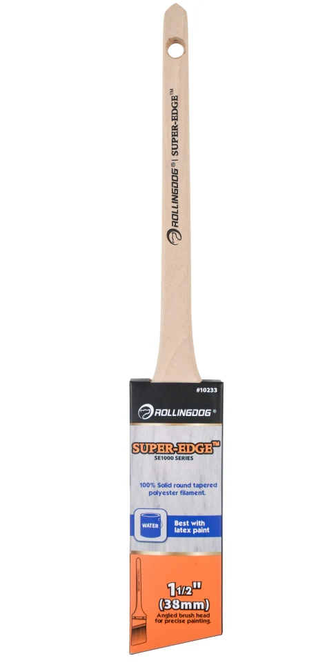 SUPER-EDGE™ SE1000 Series Angular Paint Brushes | Precision Polyester Filament (Multiple Sizes) - Alvarez Pro Painting LLC
