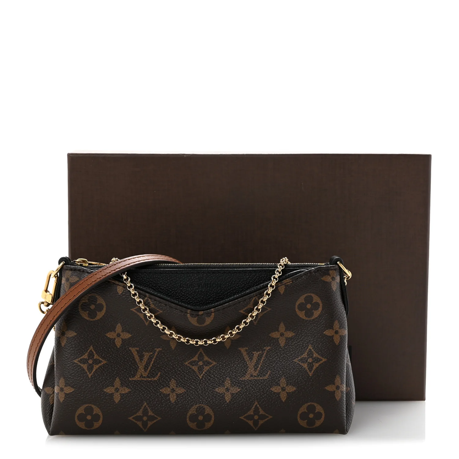 Monogram Pallas Clutch Black - Top Club