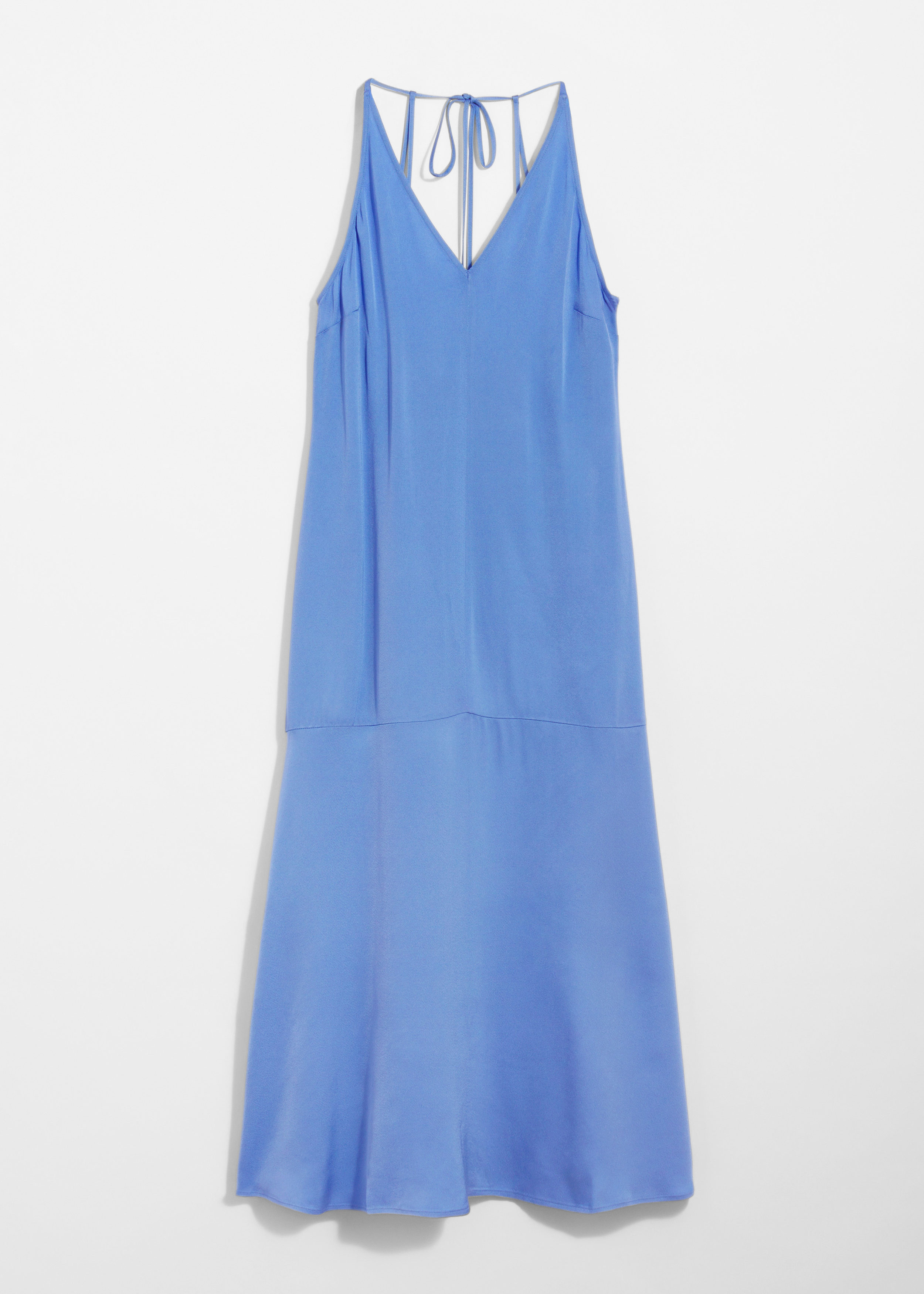 & Other Stories HALTERNECK MIDI DRESS