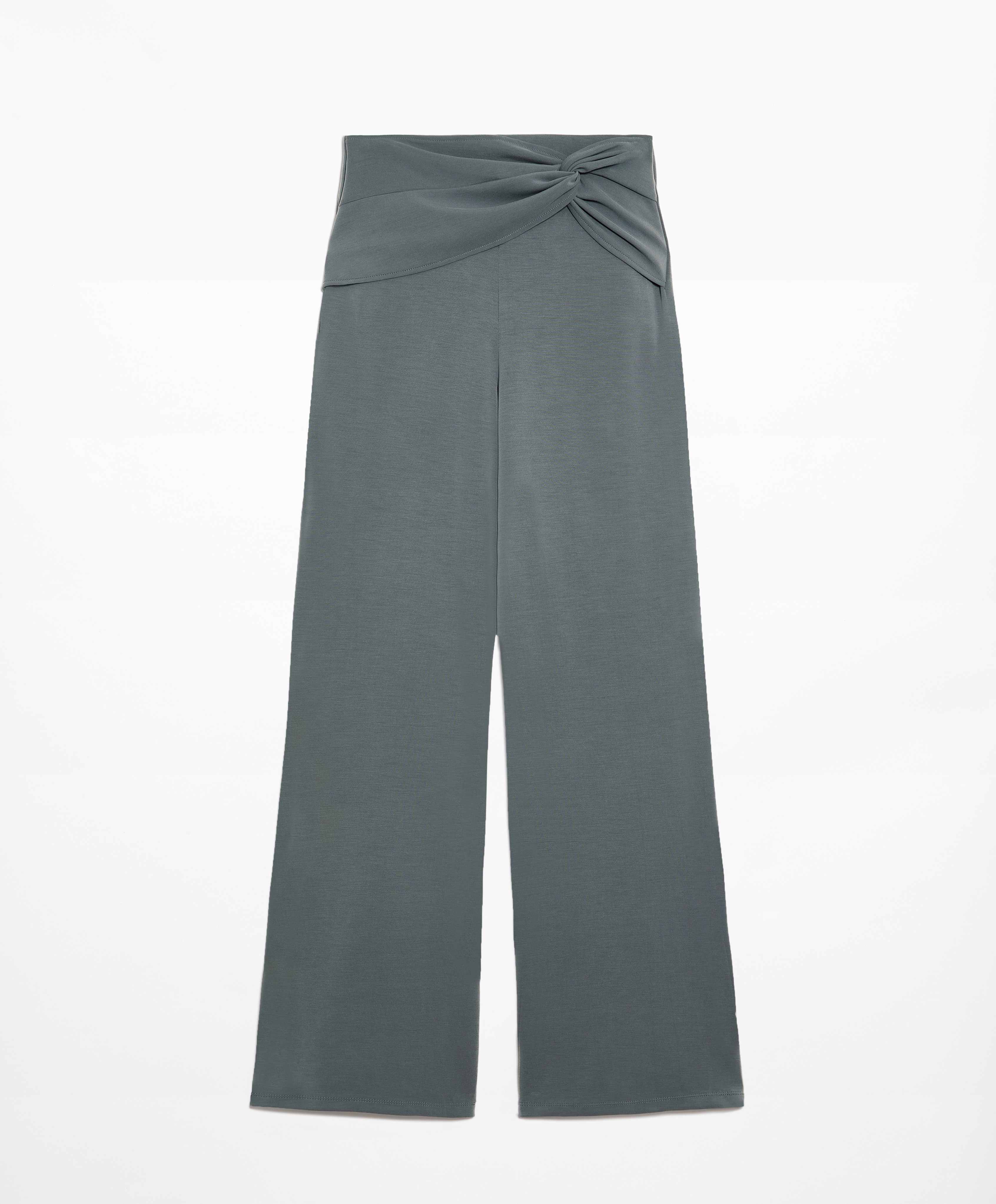 OYSHO Flare trousers with modal