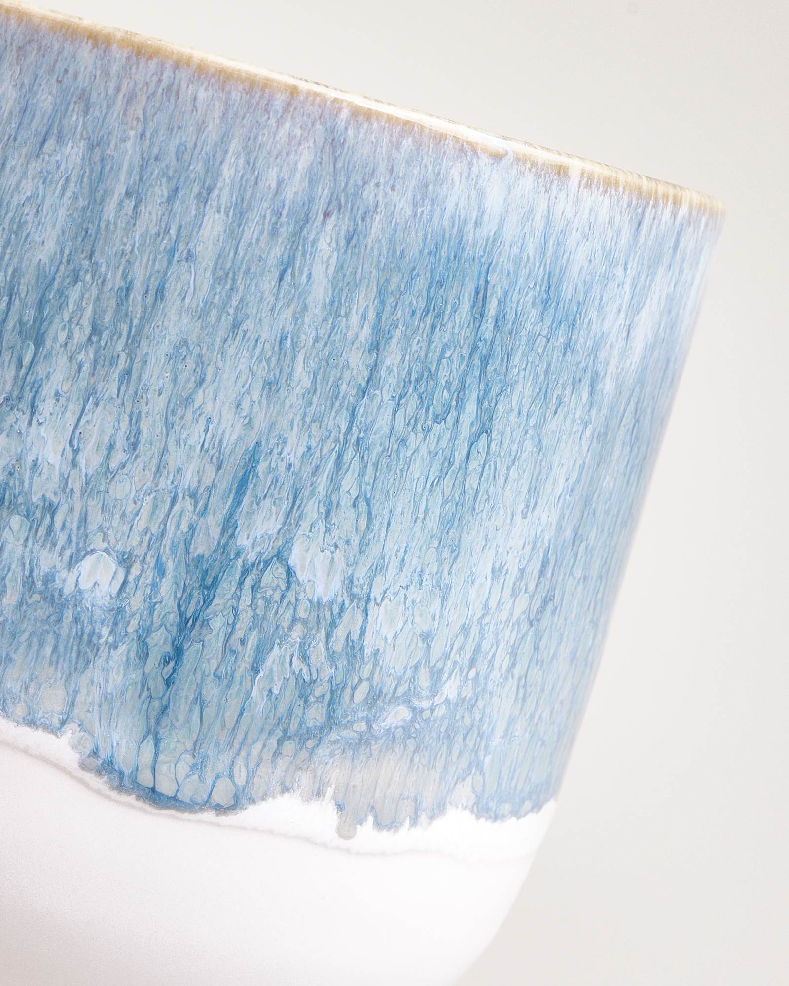 Coimbra Tasse groß graublau