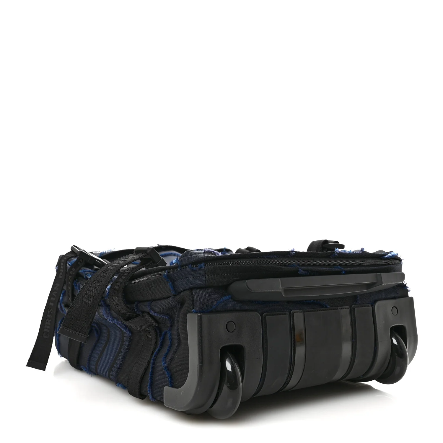 Canvas Small Diortravel Suitcase Blue Multicolor - Top Club