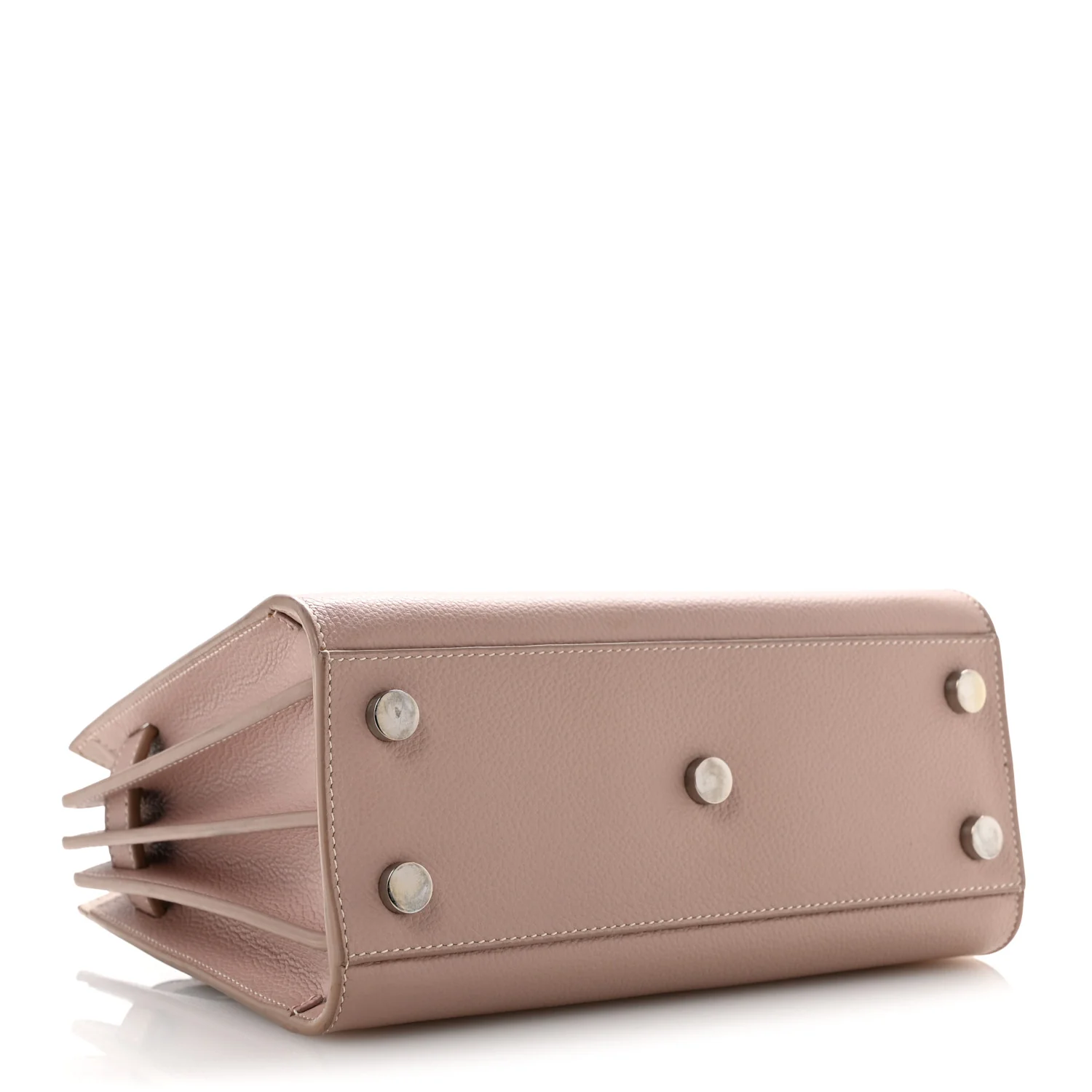 Grained Calfskin Nano Sac De Jour Pale Blush - Top Club