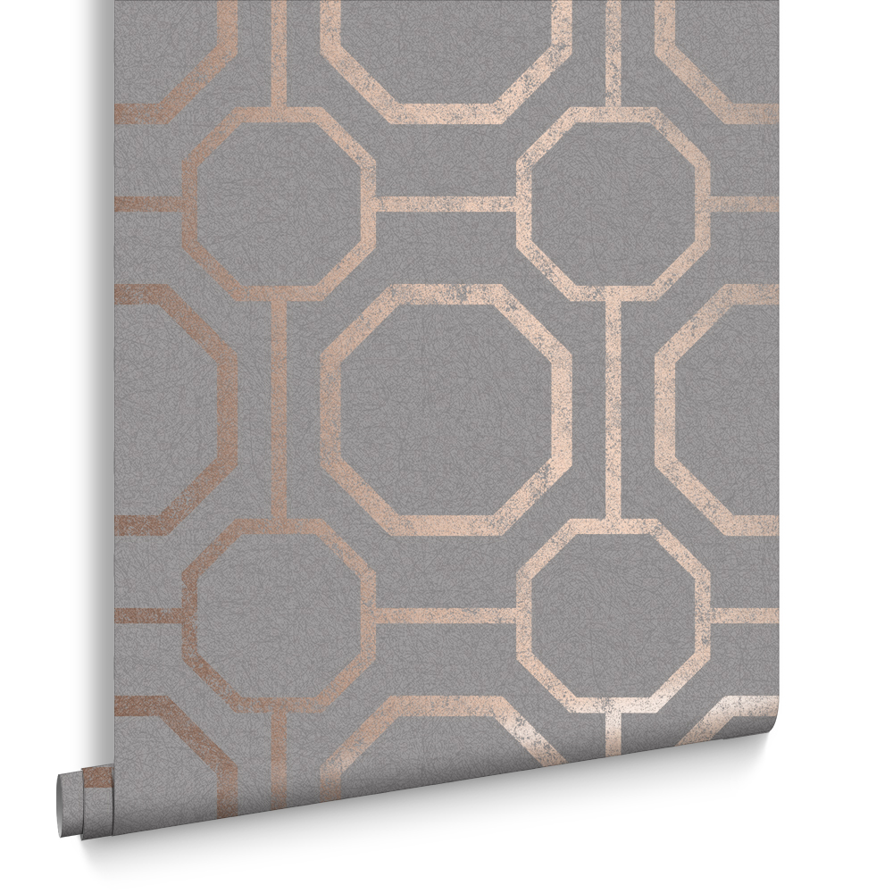 Graham & Brown  vliesbehang  Sashiko Rose Gold Graham & Brown  vliesbehang  Sashiko Rose Gold