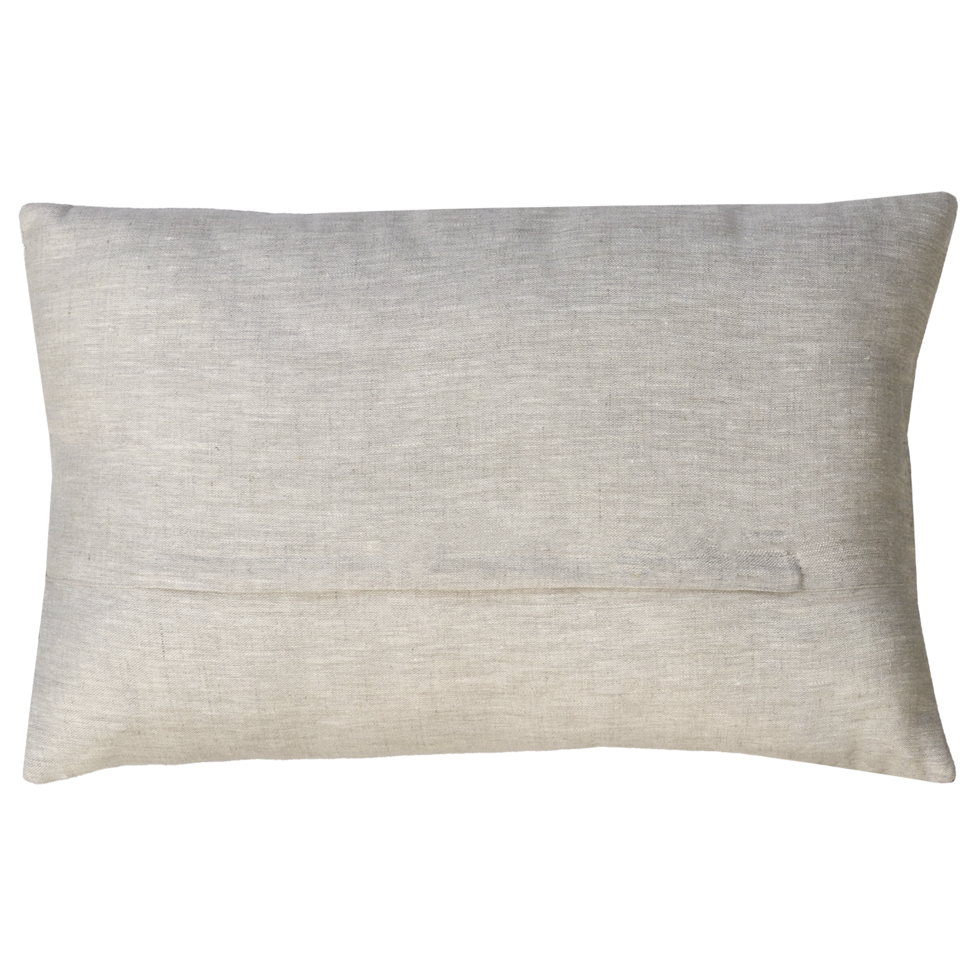 Sierkussen linnen 2 streep kiezel 56x38 cm mocha