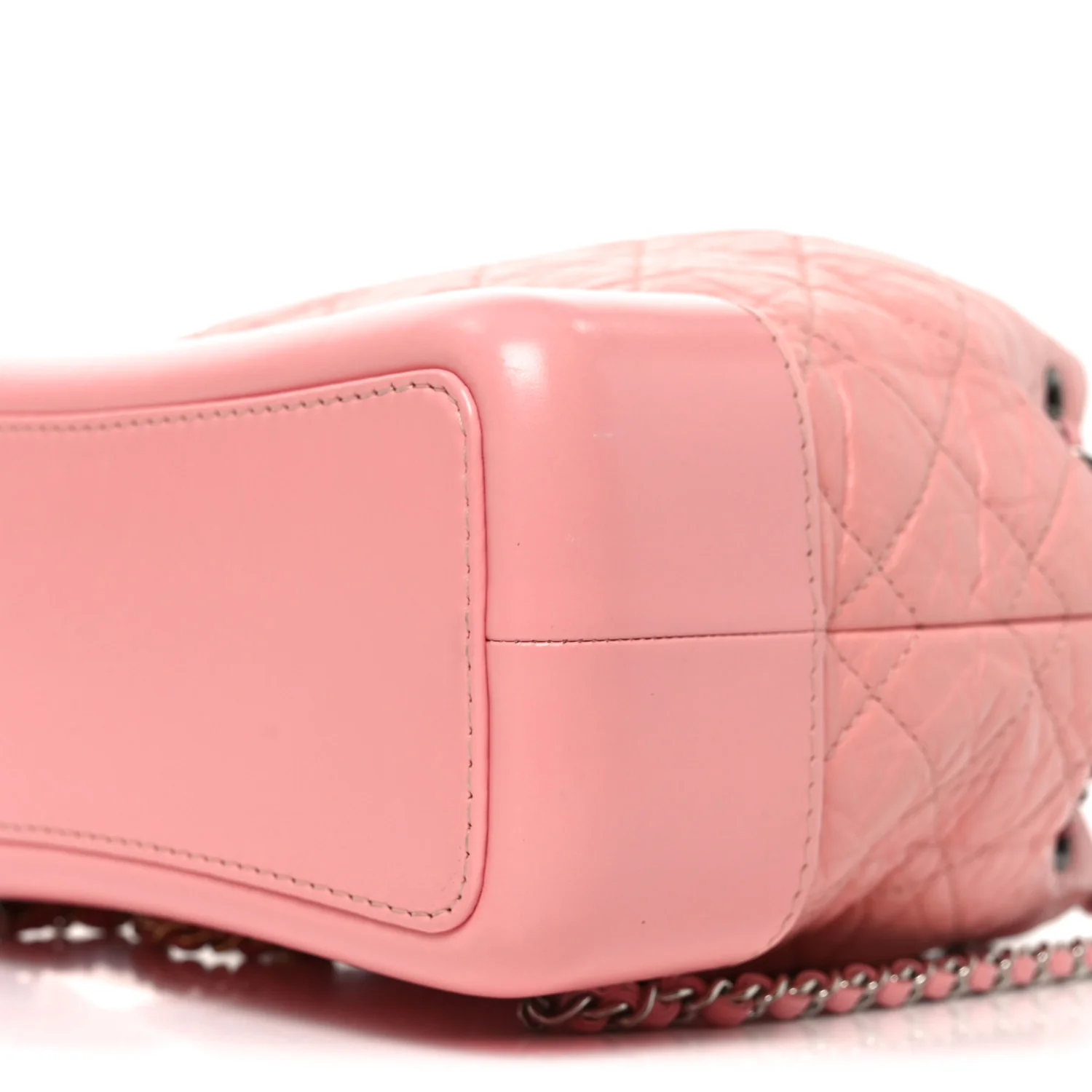 Aged Calfskin Quilted Small Gabrielle Backpack Pink - Top Club
