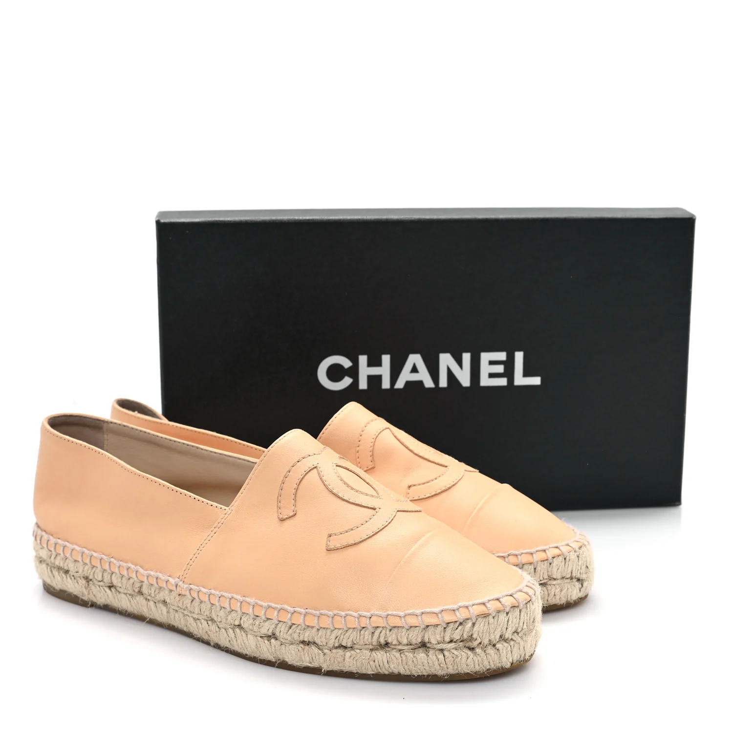 Lambskin CC Espadrilles 38 Nude - Top Club