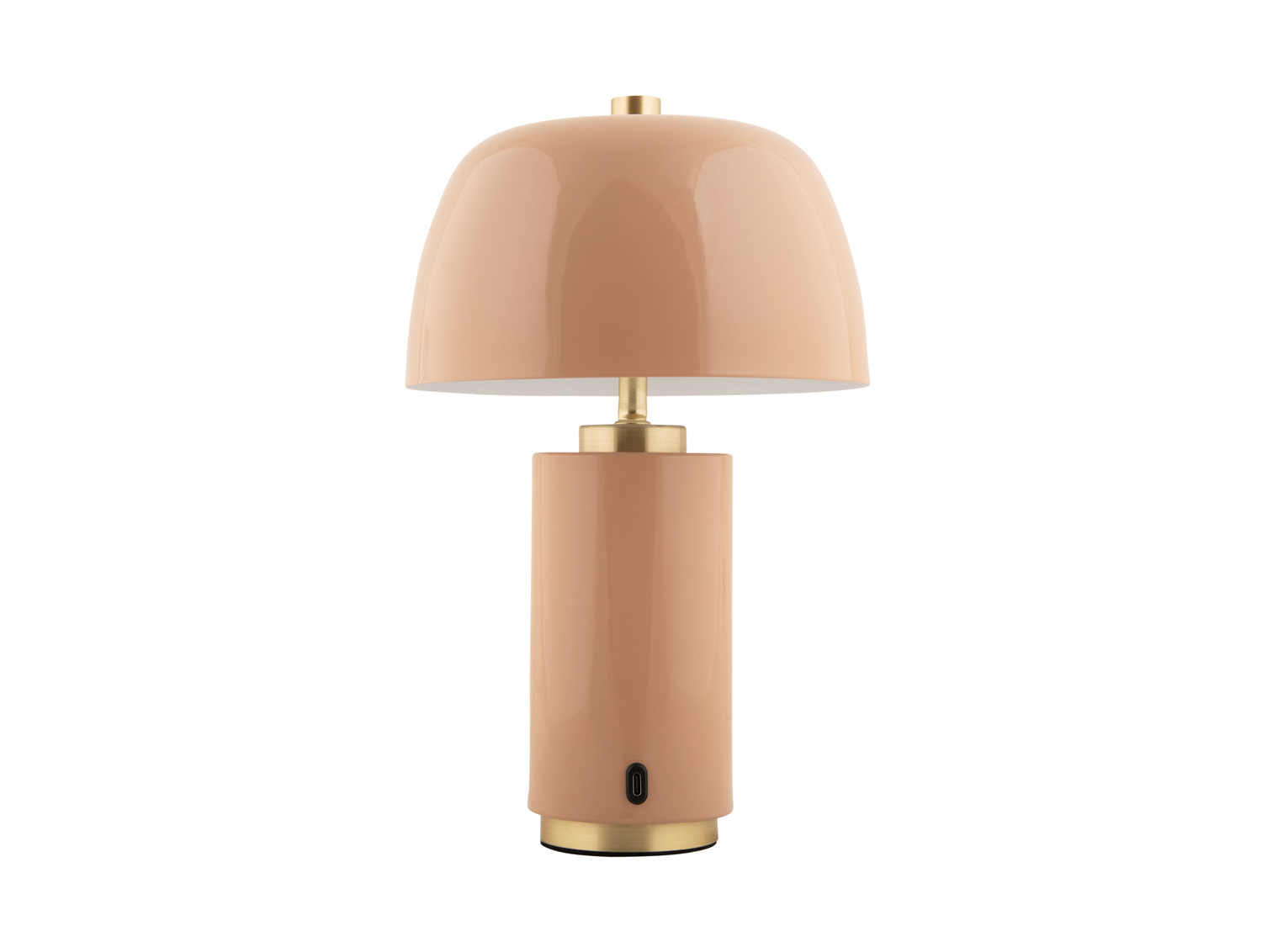 Table lamp Freya LED iron soft brown