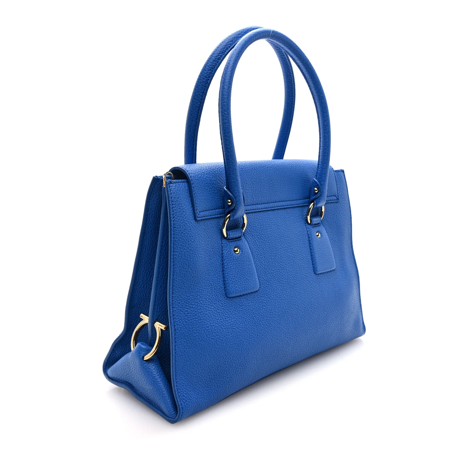 Calfskin Lotty Satchel Bleu Indien - Top Club