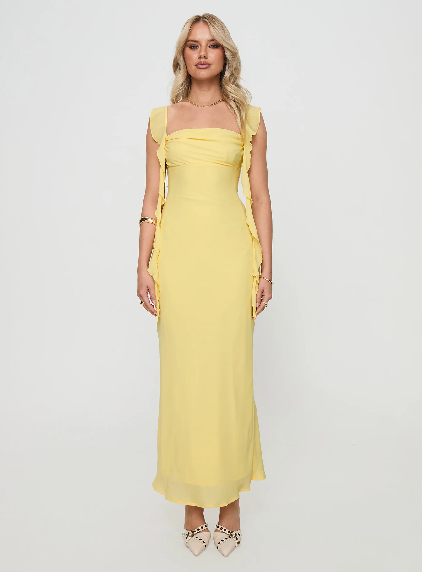 Lanai Maxi Dress Lemon