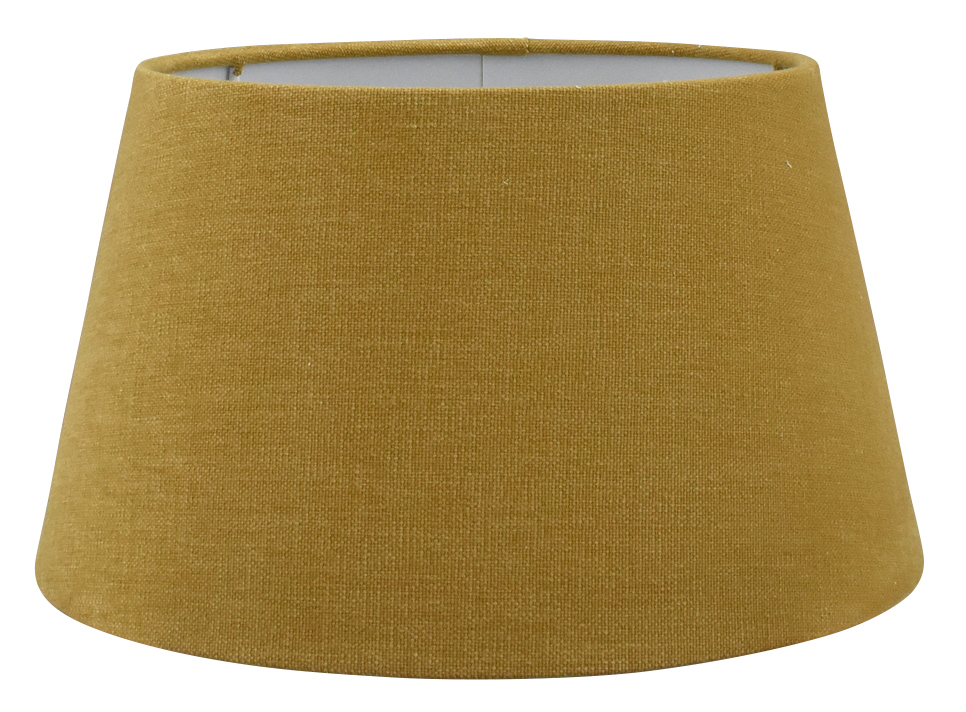 Staande lampenkap Linda mosterd 25x19x14cm