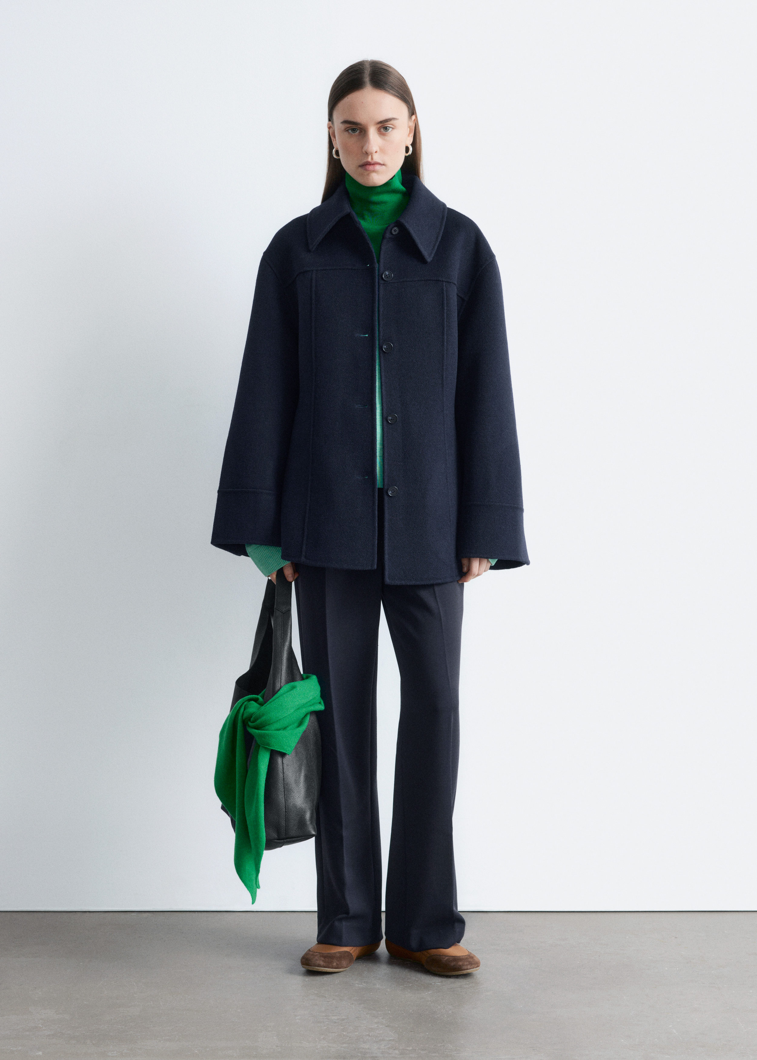 & Other Stories TAPERED WOOL JACKET