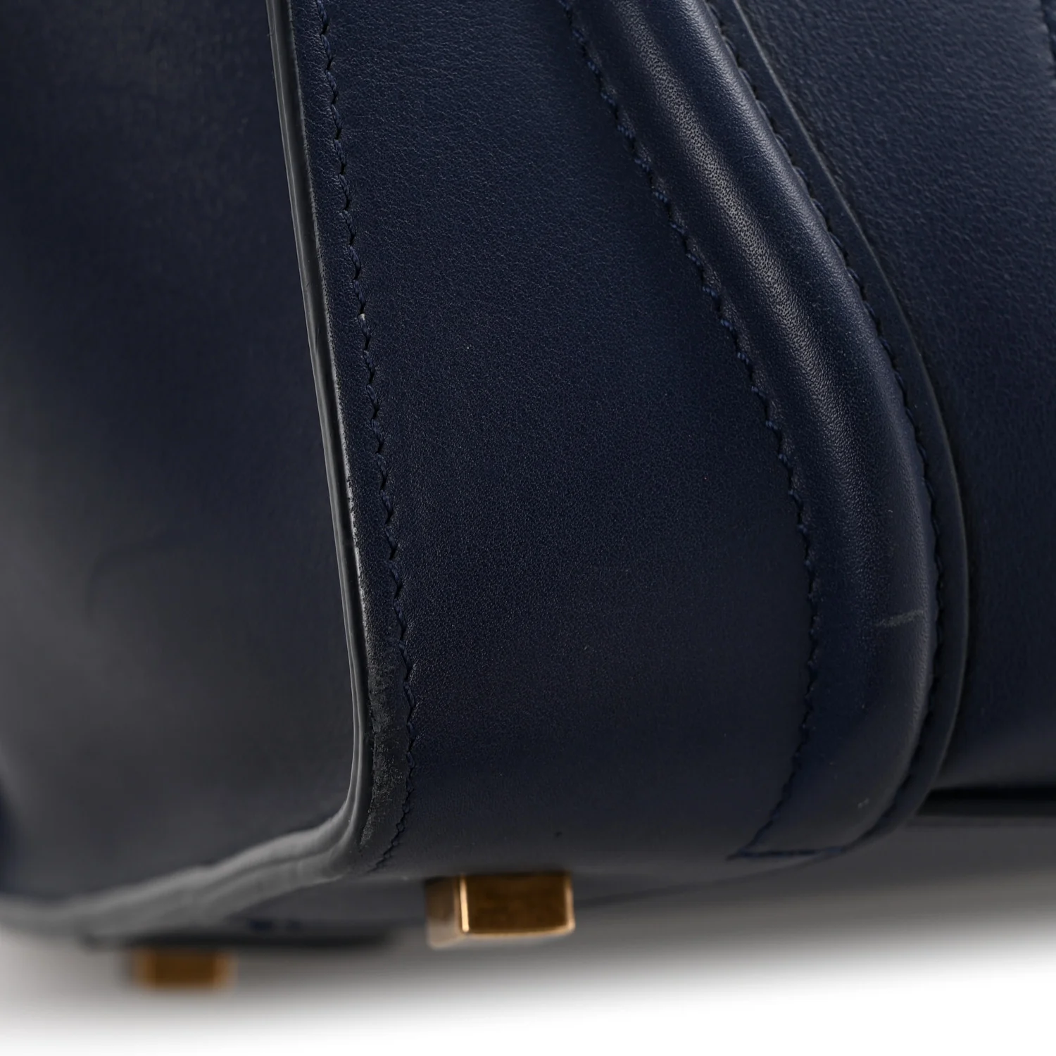 Smooth Calfskin Mini Luggage Ink - Top Club
