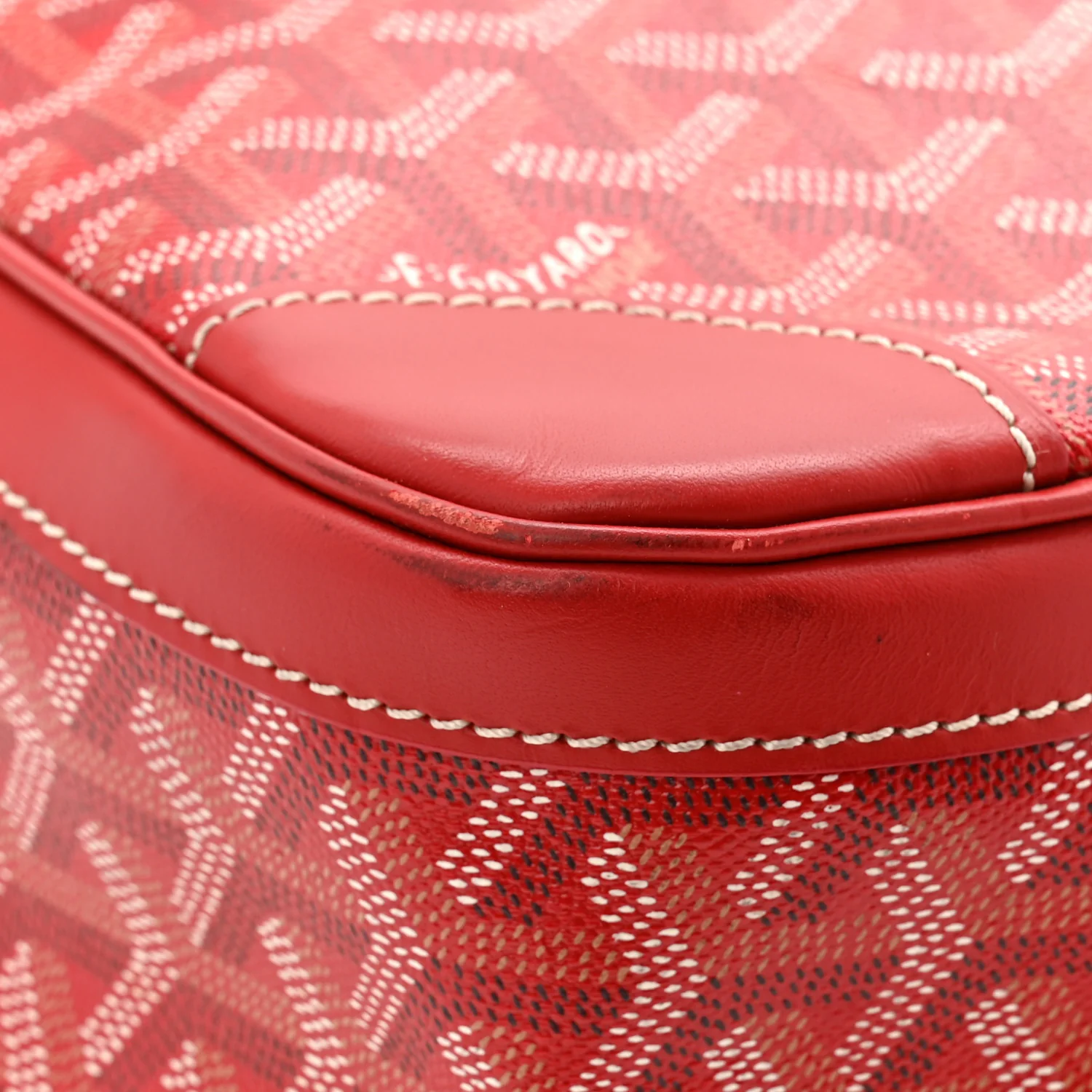 Goyardine Ambassade MM Briefcase Red - Top Club