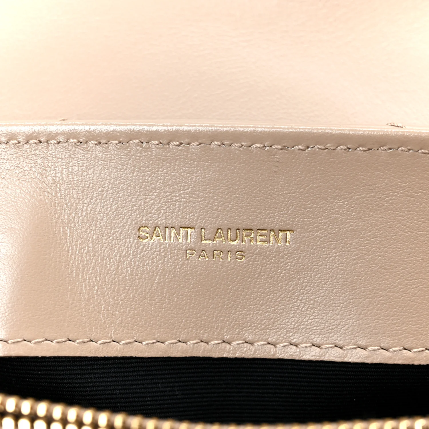 Calfskin Y Quilted Monogram Small Loulou Chain Satchel Dark Beige - Top Club