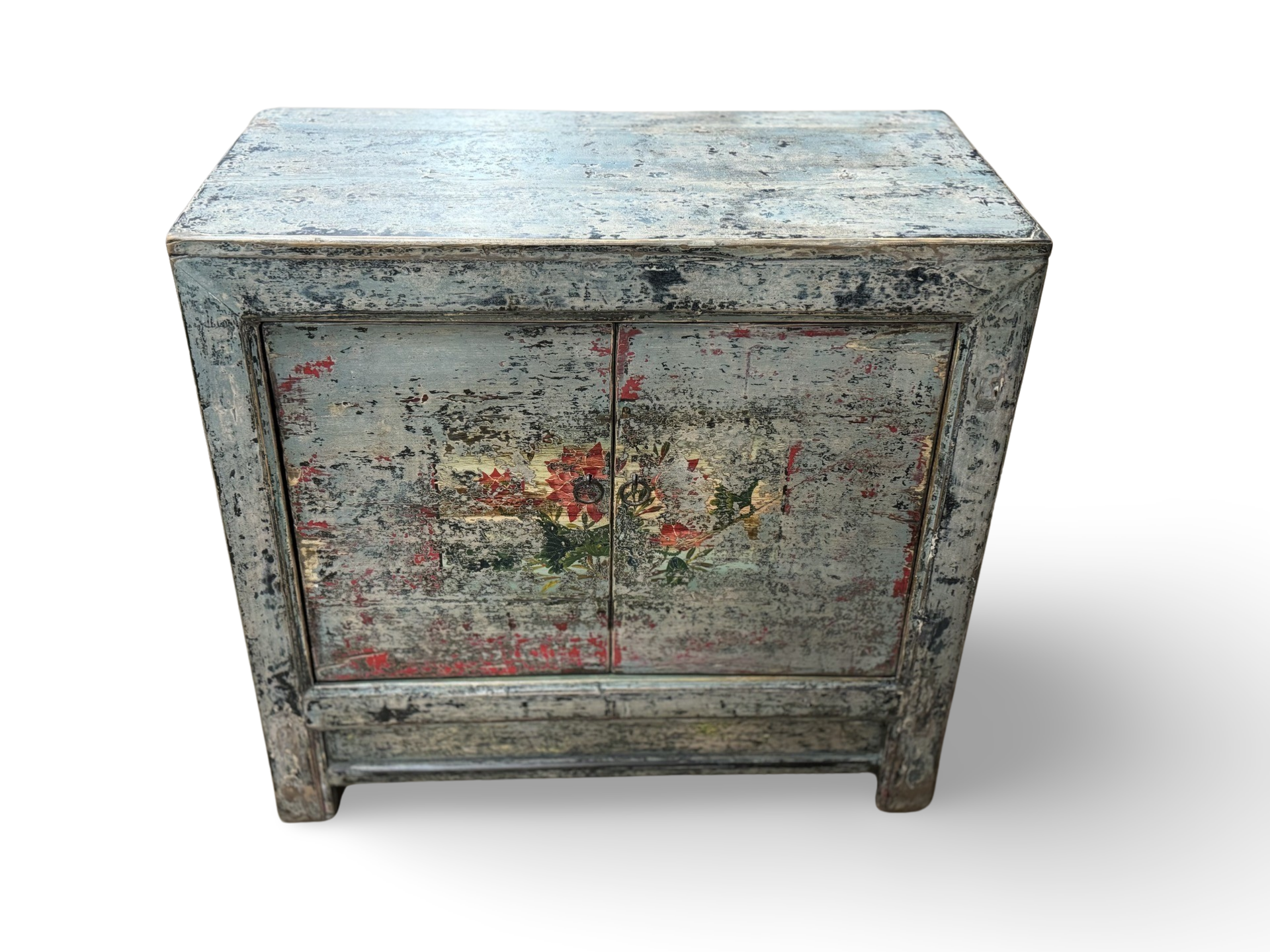 Onderkast 2 deurs blauw Onderkast 2Dr blauw/f  Unieke