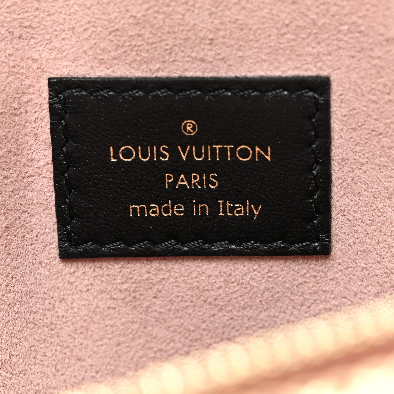 Lambskin Embossed Monogram Coussin PM Black - Top Club